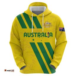 RugbyLife Shop Custom Soccer 2026 Australia Hoodie Socceroos Go Glory LT01
