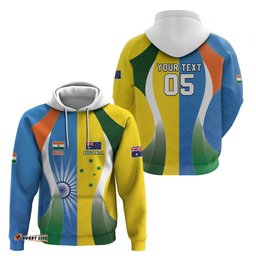 RugbyLife Shop Custom India Vs Australia Cricket Hoodie Final Matchup LT05