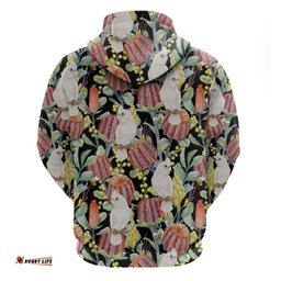 RugbyLife Shop Little Corella Australia Cockatoo Hoodie Cacatua Sanguinea Banksia Seamless Black LT14