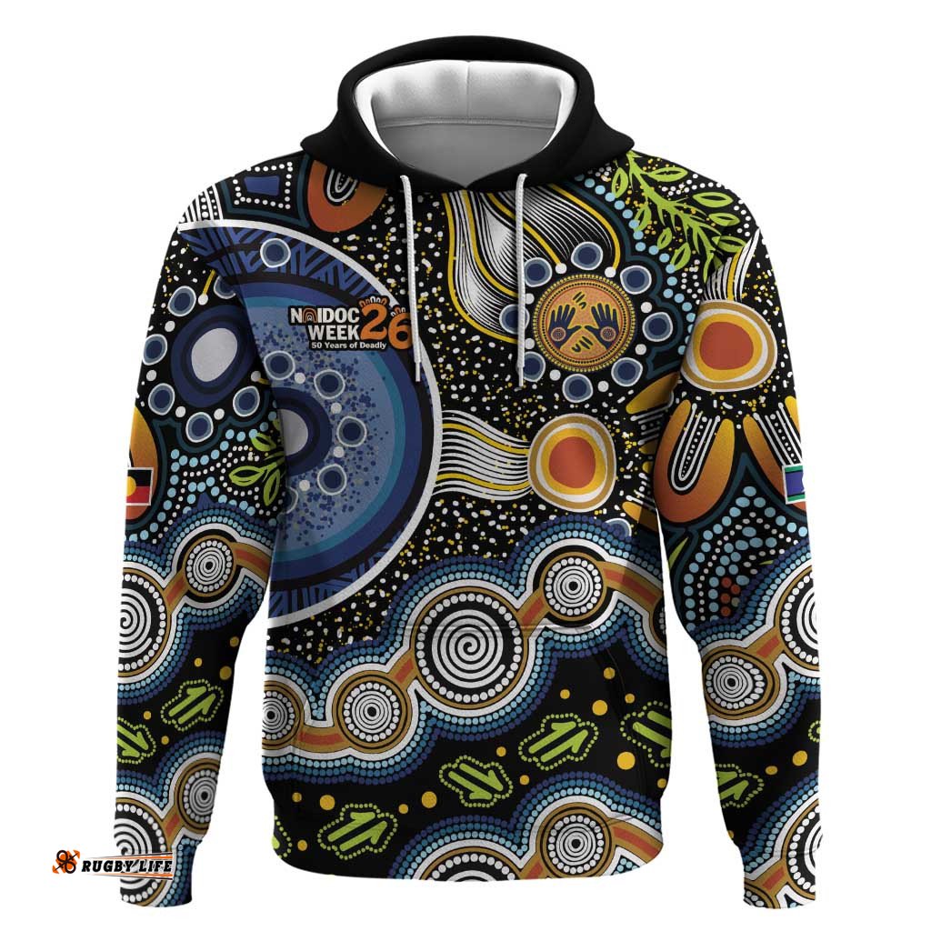 RugbyLife Shop NAIDOC Deadly 50 Years Hoodie Aboriginal and Torres Strait Islander LT9