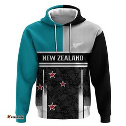 RugbyLife Shop Custom NZ Cricket Pride Hoodie Silver Fern Fan Supporter Apparel LT9