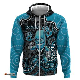 RugbyLife Shop Custom Power Football Hoodie Aboriginal Dot Art Pattern DT05