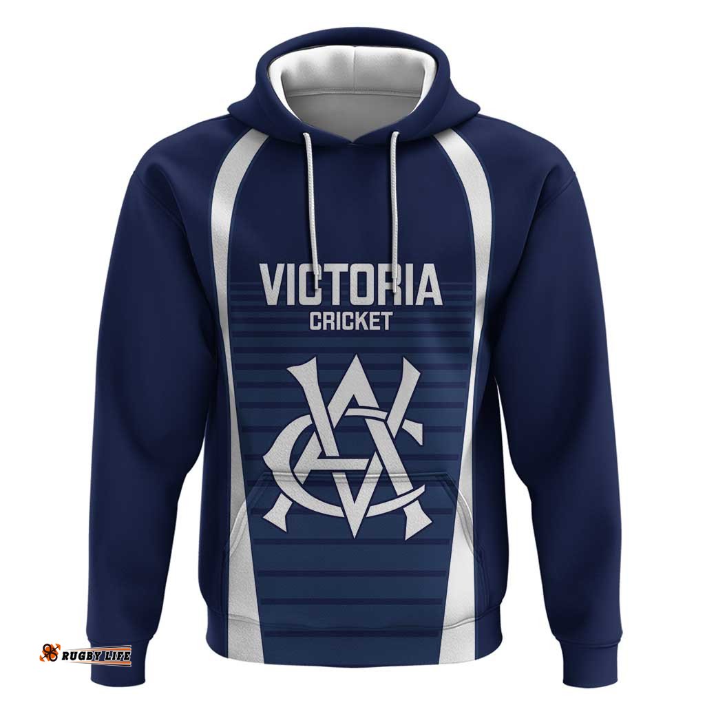 RugbyLife Shop Custom Victoria Cricket Hoodie Go Champions - Sporty Style LT14