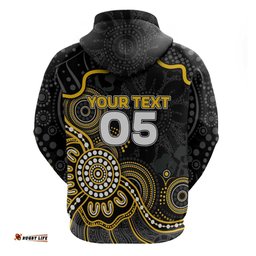 RugbyLife Shop Custom Richmond Football Hoodie Aboriginal Dot Art Pattern DT05
