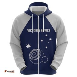 RugbyLife Shop Custom Victoria Bowls Australia Hoodie Go Champions Garden State LT14