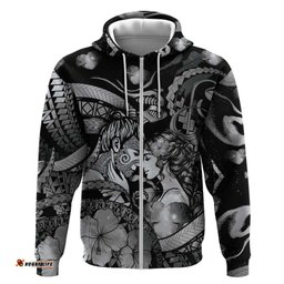 RugbyLife Shop Personalised Maori Romantic Valentine Hoodie The Hongi Kiss Black Galaxy DT05