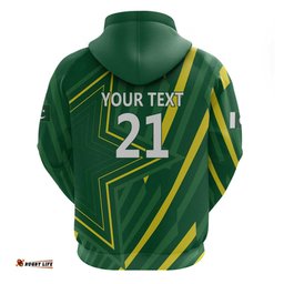 RugbyLife Shop Pakistan Cricket Custom Hoodie Shaheen Falcon Go Champions LT9