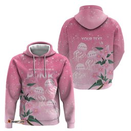 RugbyLife Shop Personalised Pink Boronia of Hope Hoodie Australias Fight Against Breast Cancer LT9