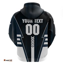 RugbyLife Shop Personalized Carlton Blues Hoodie Modern Geometric Sports Graphic Style TS04