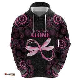RugbyLife Shop Personalized Pink Dragonfly Aboriginal of Hope Hoodie Australias Breast Cancer Awareness LT9