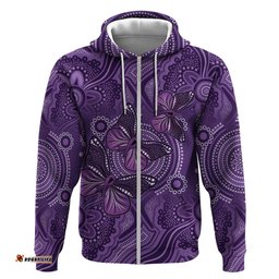 RugbyLife Shop Purple Butterfly Spirit Hoodie Australian Epilepsy Awareness LT9