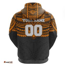 RugbyLife Shop Personalized GWS Giants Hoodie Polynesian Tribal Pattern Heritage Football TS04