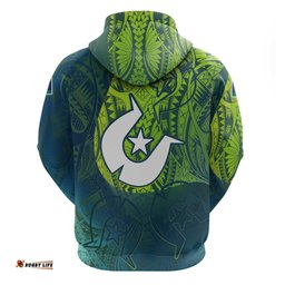 RugbyLife Shop Torres Strait Islands Hoodie Vibrant Polynesian Tribal Pattern Art TS04
