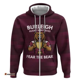 RugbyLife Shop Pride of Burleigh Rugby Spirit Custom Hoodie Queensland Grand Final Edition 2025 LT9