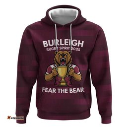 RugbyLife Shop Pride of Burleigh Rugby Spirit Custom Hoodie Queensland Grand Final Edition 2025 LT9