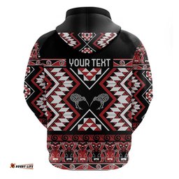RugbyLife Shop Personalised Taniko Motifs Aotearoa Hoodie Waitangi Kowhaiwhai Kiwi LT7