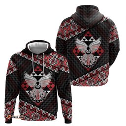 RugbyLife Shop Taniko Aotearoa Hoodie Poutama Mix Piwakawaka - Ver02 LT7