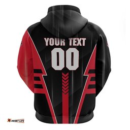 RugbyLife Shop Personalized Essendon Bombers Hoodie Modern Geometric Sports Graphic Style TS04