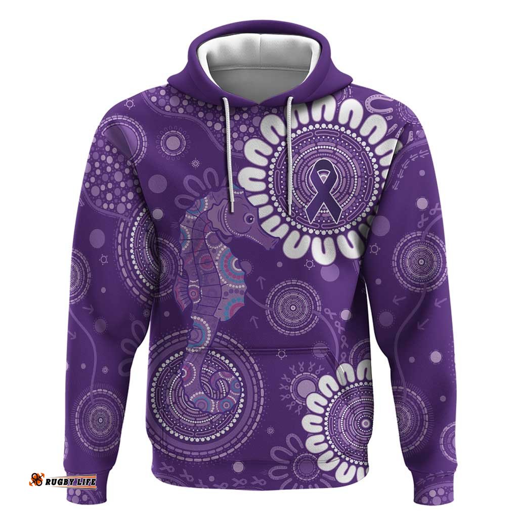 RugbyLife Shop Sea Horse Australia Epilepsy Awareness Hoodie LT9