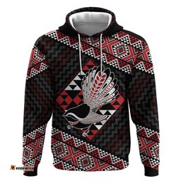 RugbyLife Shop Taniko Aotearoa Hoodie Poutama Mix Piwakawaka LT7