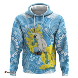 RugbyLife Shop World Diabetes Day Australia Hoodie Yellow-crested Cockatoo Golden Wattle Aboriginal LT14