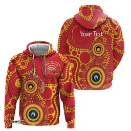 RugbyLife Shop Suns NAIDOC Week 2026 Personalised Hoodie 50 Years of Deadly Aboriginal Art LT14