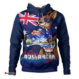 Australia Hoodie Australia Day Holiday Kangaroo Pride Celebration