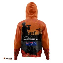 Australia Hoodie Anzac Day Lives Given In Service
