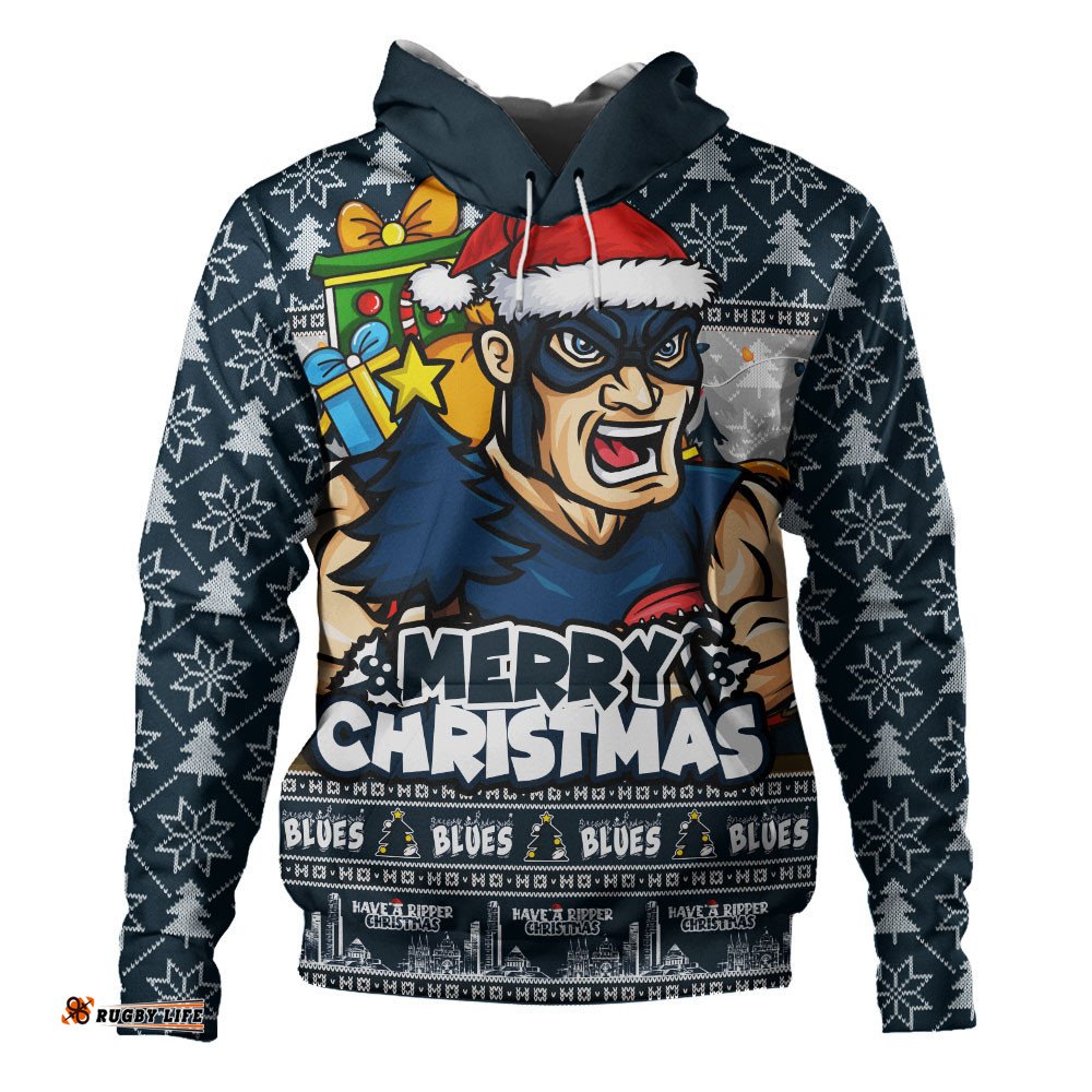Carlton Hoodie Festive Holiday Merry Christmas Vibe