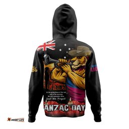 Brisbane Lions Hoodie Anzac Day Dawn Of Courage Eternal Tribute