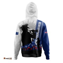 Australia Hoodie Remembrance Day Australia Field Of Poppies