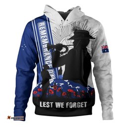 Australia Hoodie Remembrance Day Australia Field Of Poppies