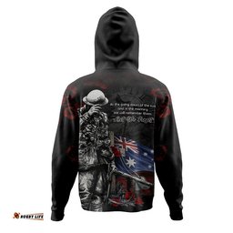 Australia Hoodie Anzac Day Silent Dawn Spirit Of Remembrance