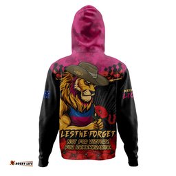 Brisbane Lions Hoodie ANZAC Day Not For Victory For Remembrance
