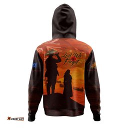 Australia Hoodie Australia Remembers In Sacred Dawn