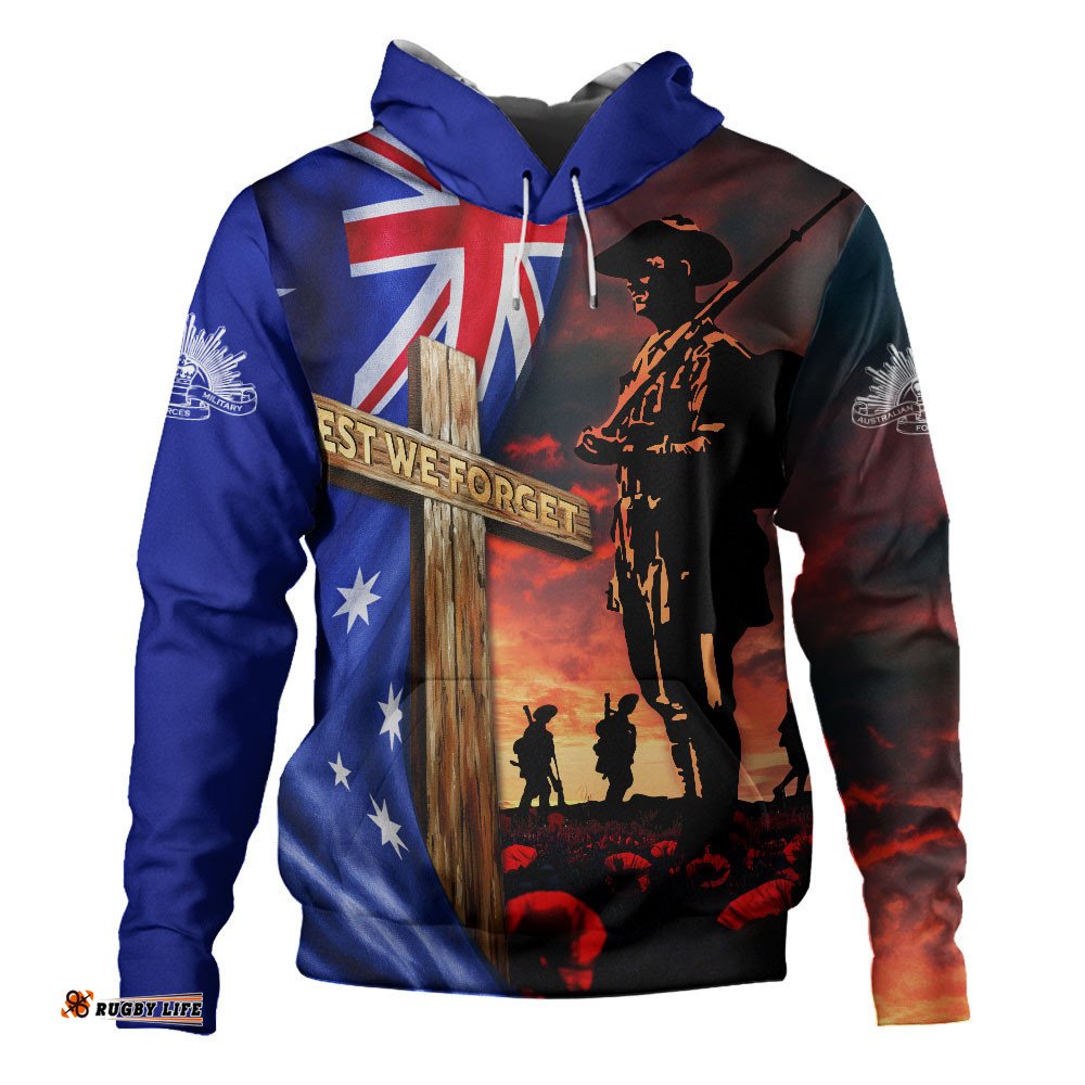 Australia Hoodie Lest We Forget Remembrance
