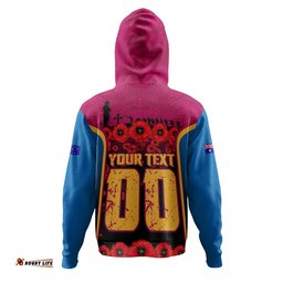 Brisbane Lions Hoodie Lest We Forget In Eternal Honor And Duty