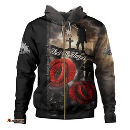 Australia Hoodie Lest We Forget In Sacred Remembrance