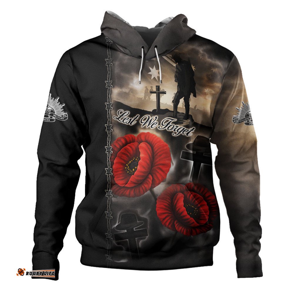 Australia Hoodie Lest We Forget In Sacred Remembrance