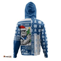 Canterbury-Bankstown Bulldogs Hoodie Christmas Magic Knit Style Winter Glow
