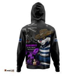Geelong Cats Hoodie Anzac Day In Memory Of Animals That Served