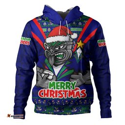 New Zealand Warriors Hoodie Merry Christmas Festive Spirit Edition