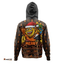 GWS GIANTS Hoodie Festive Holiday Merry Christmas Vibe