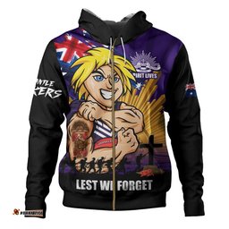 Fremantle Hoodie ANZAC Day Honour And Football Legacy