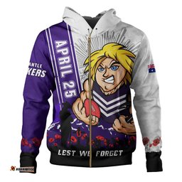 Fremantle Hoodie Anzac Day Lest We Forget Memorial