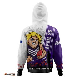Fremantle Hoodie Anzac Day Lest We Forget Memorial