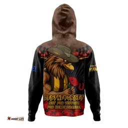 Hawthorn Hoodie ANZAC Day Not For Victory For Remembrance