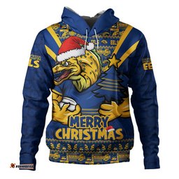 Parramatta Eels Hoodie Merry Christmas Festive Spirit Edition
