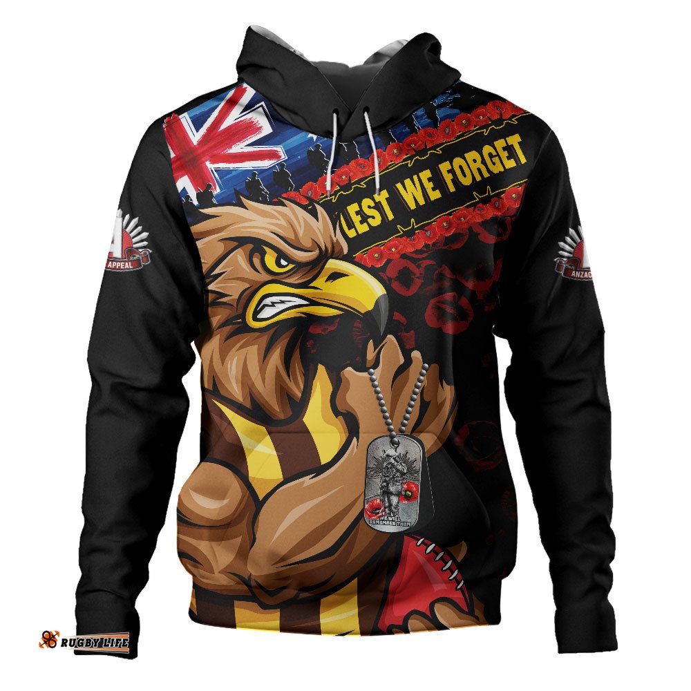 Hawthorn Hoodie Lest We Forget Eternal Honor