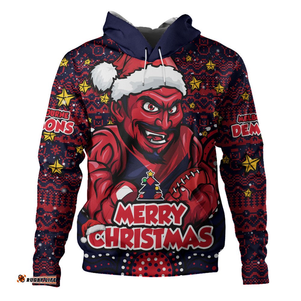 Melbourne Hoodie Ugly Christmas Knit Patterns Vintage Jersey